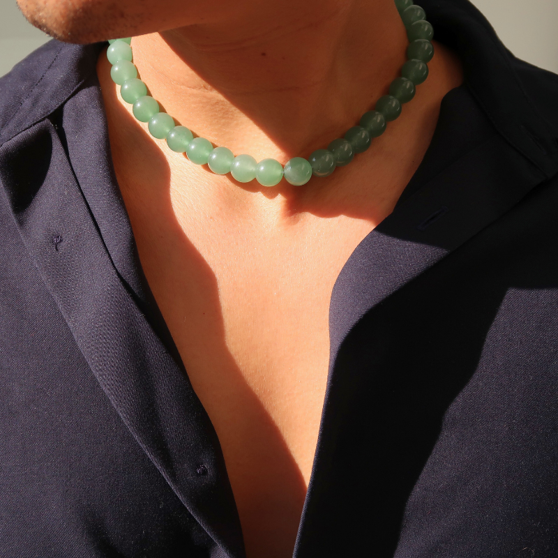 Collier XL | Aventurine (Homme)