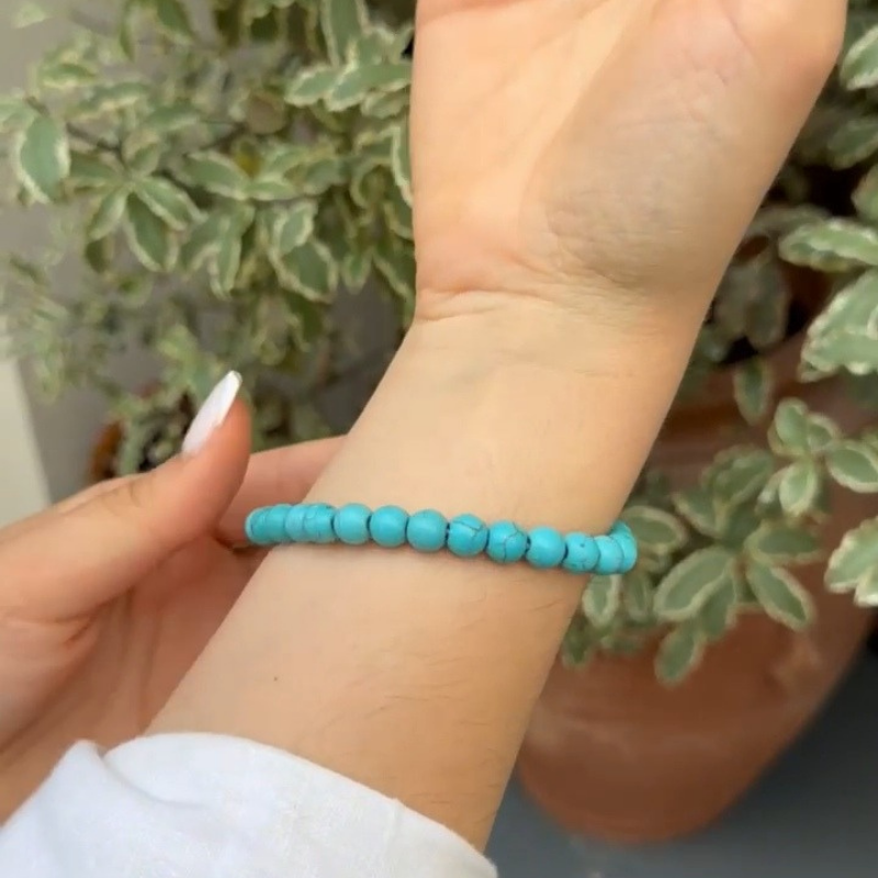 Nalaya | Turquoise Howlite : Protection et Calme