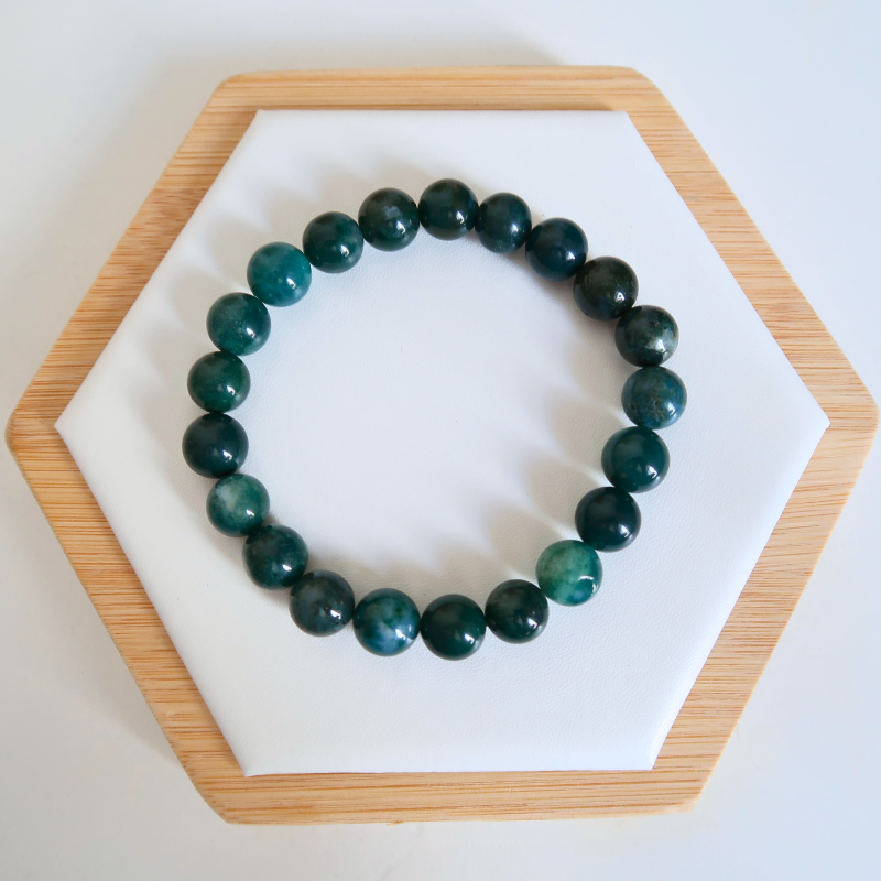 Nalaya | Agate Mousse : Harmonie naturelle (Homme)