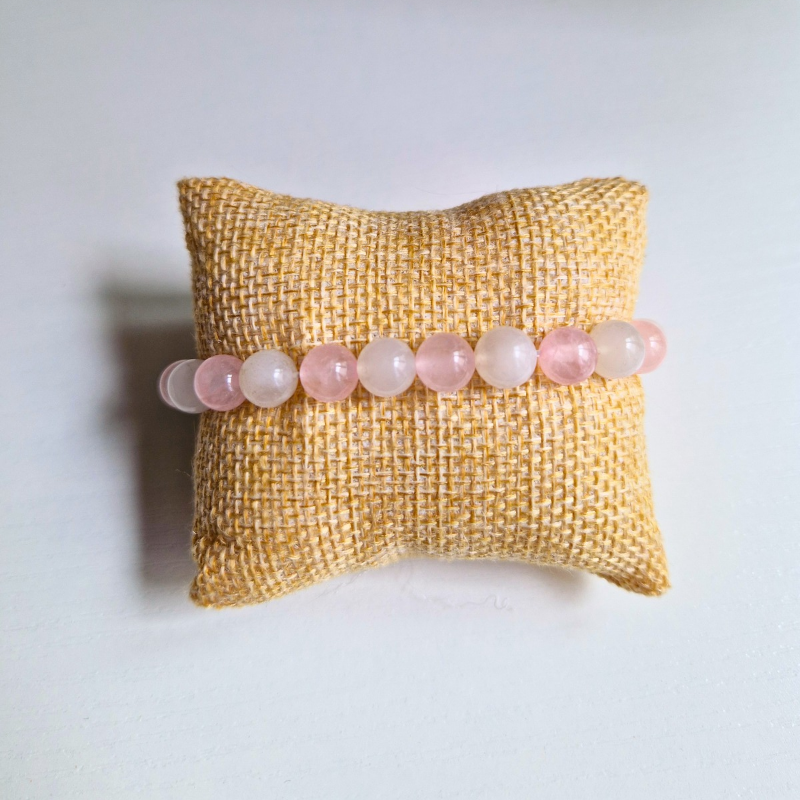 Nalaya | Quartz rose et Pierre de Lune