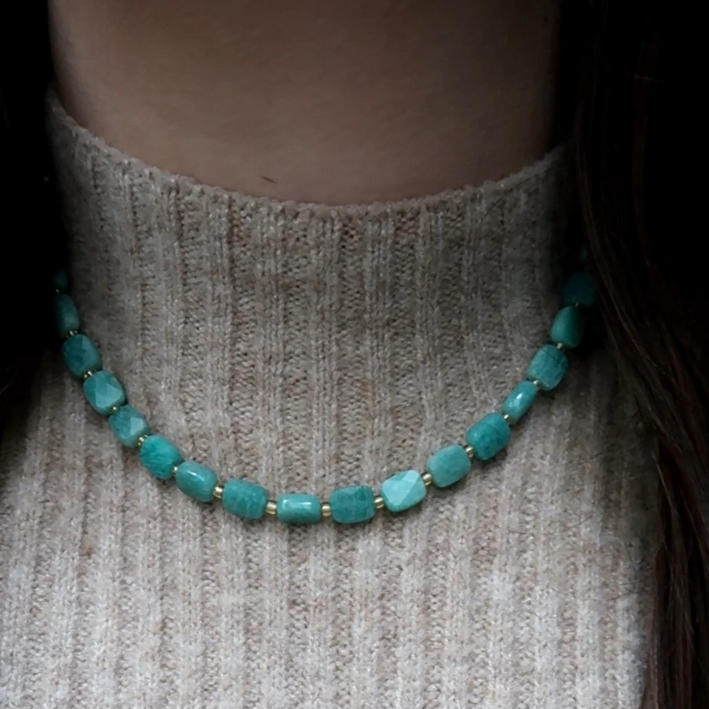 Collier Lira | Amazonite - Communication
