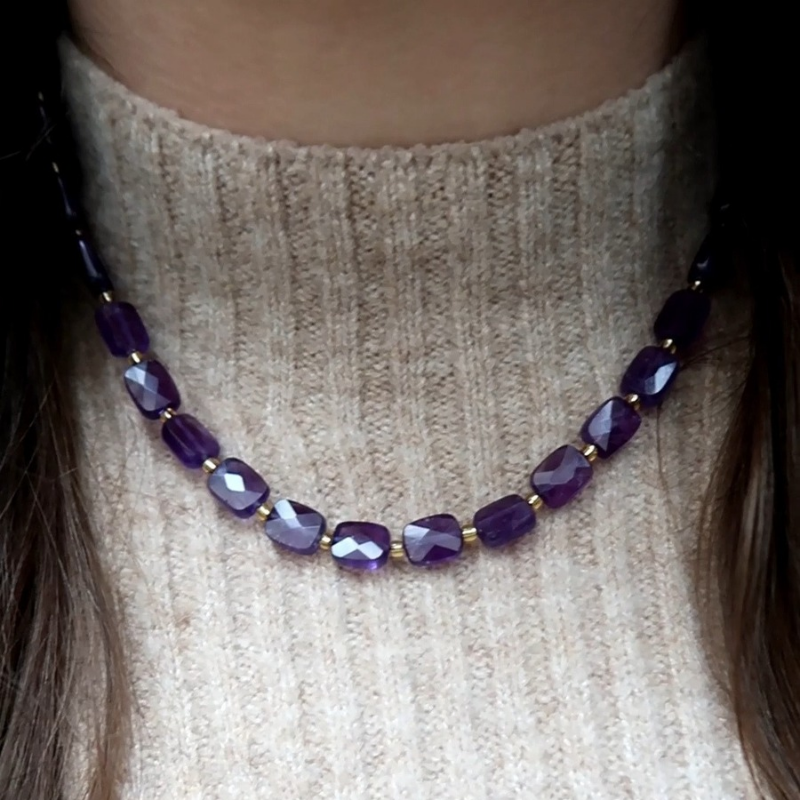 Collier Lira | Améthyste - Apaisement