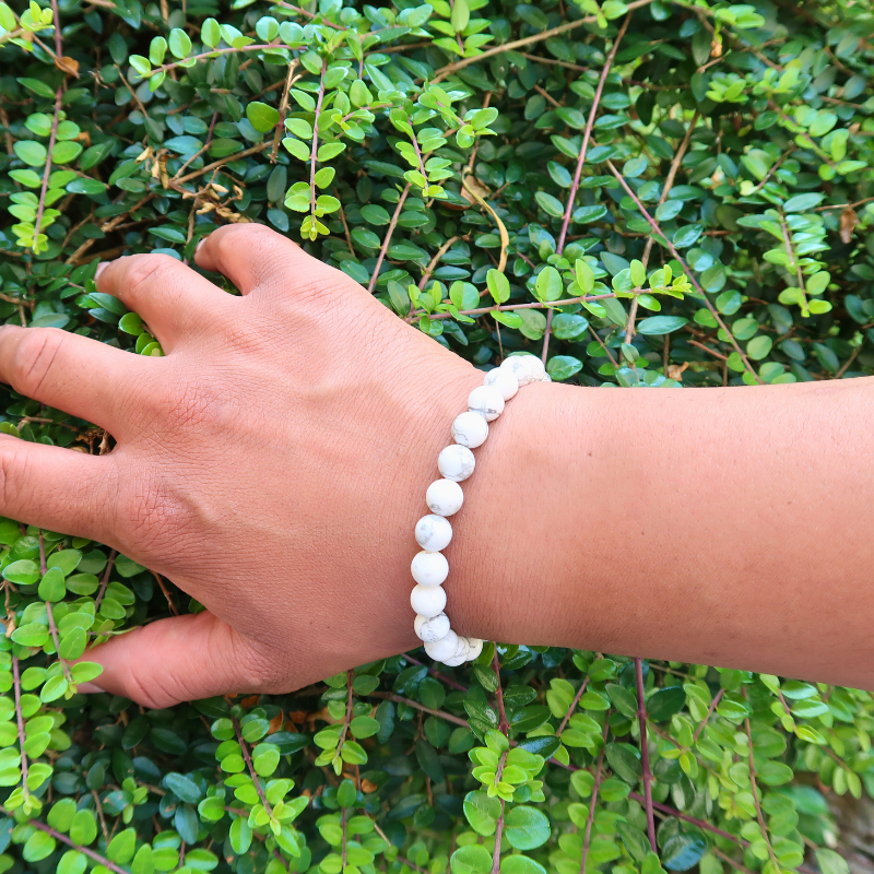Nalaya | Howlite : Détente et Équilibre (Homme)