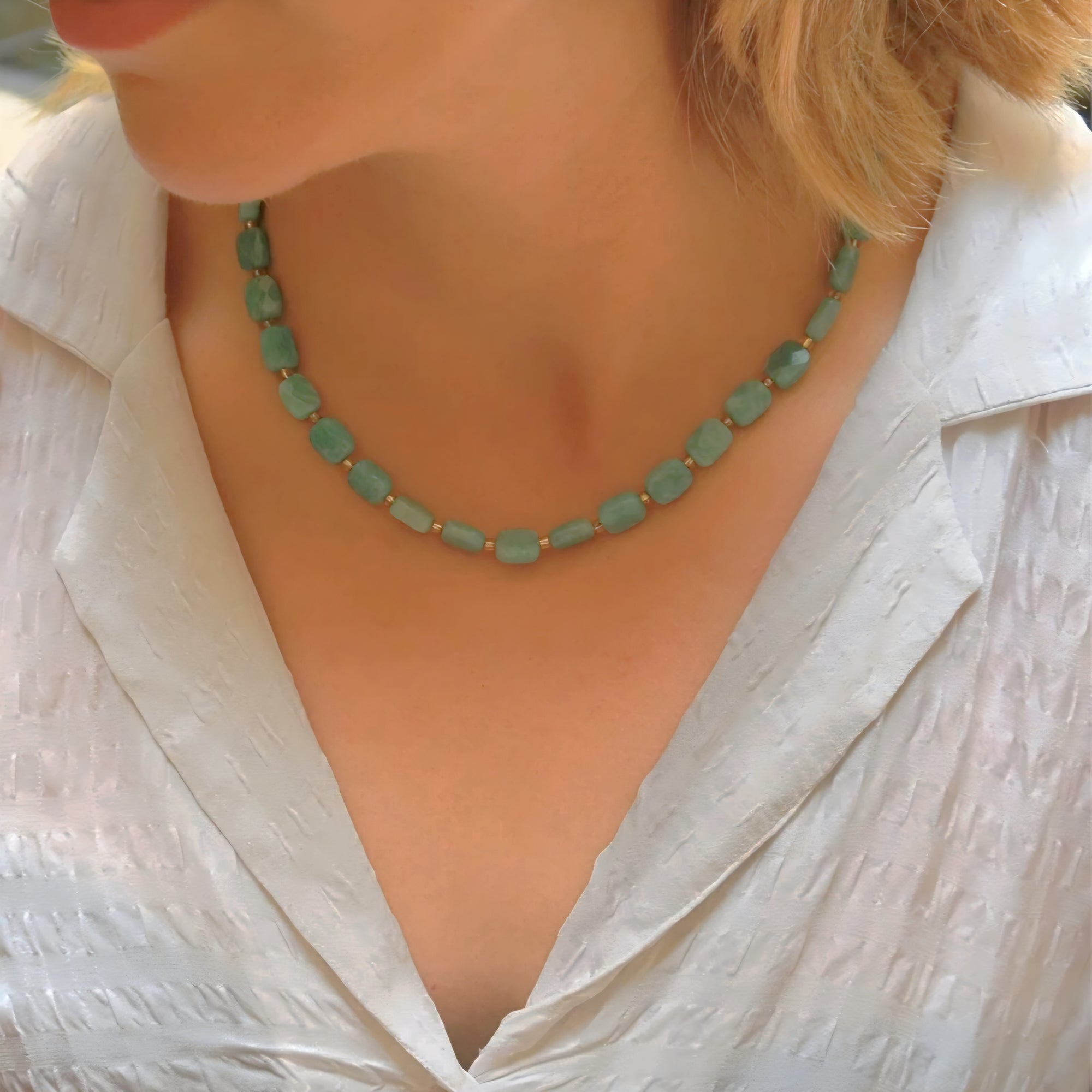 Collier Lira | Amazonite