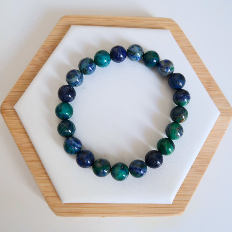 Nalaya | Azurite Malachite : Guérison et Intuition (Homme)